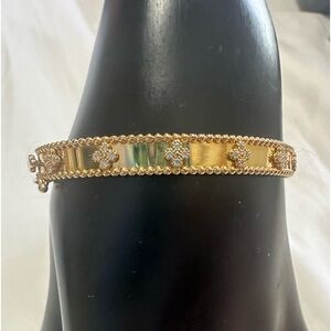 ✅REAL 18K yellow gold bangle